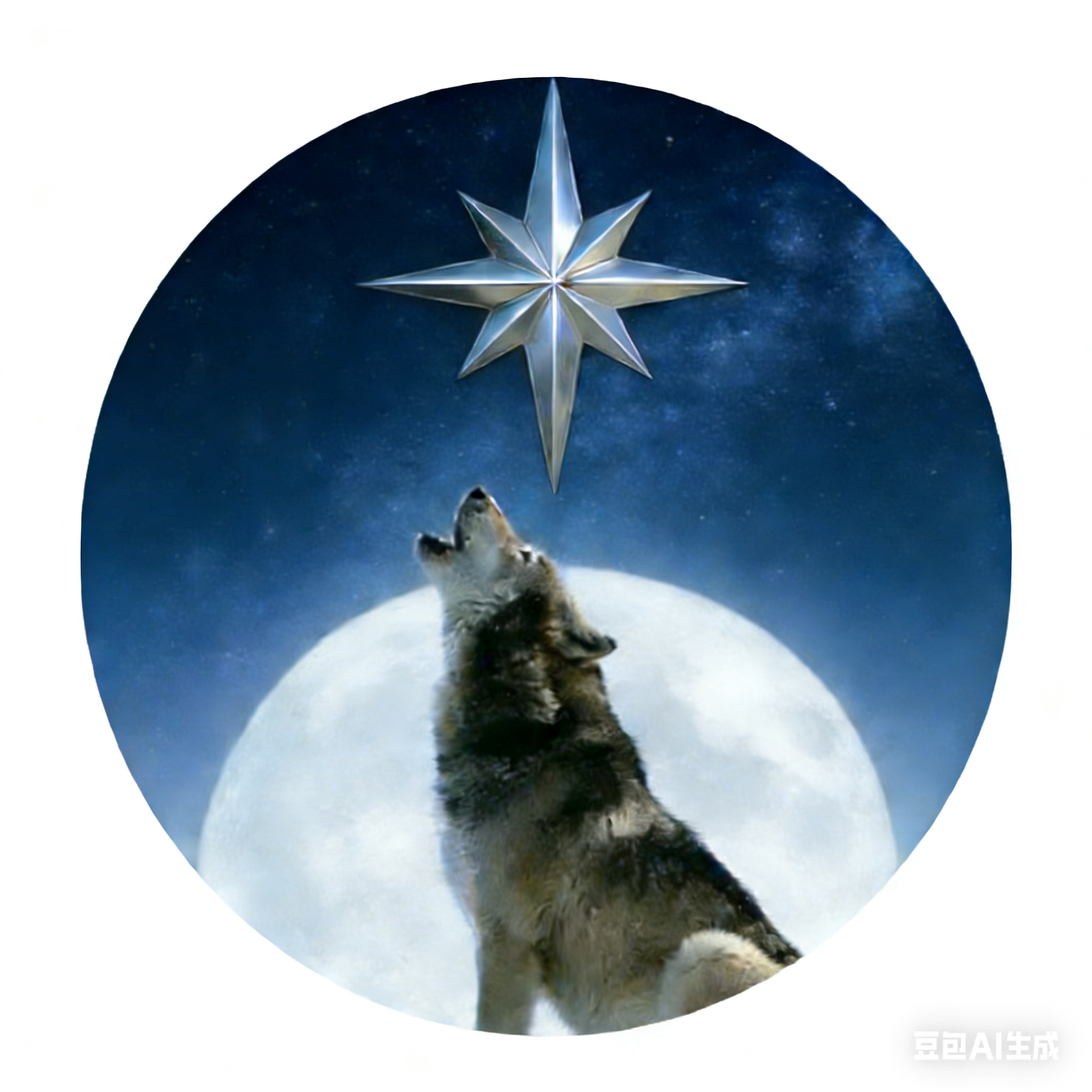 时空狼族一队 logo